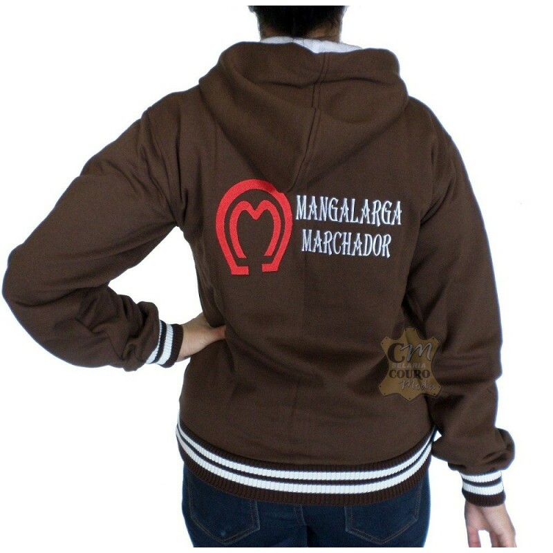 blusa manga larga marchador feminina