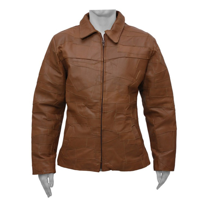 Jaqueta retalhos shop de couro