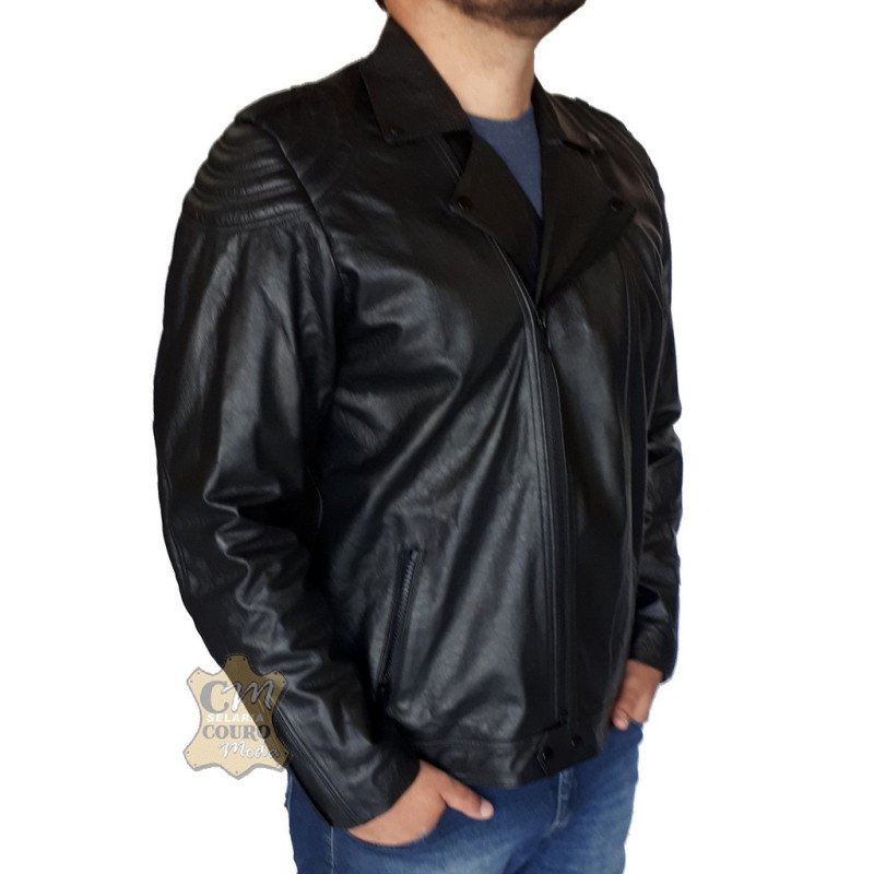 Jaqueta de hotsell couro impermeavel moto