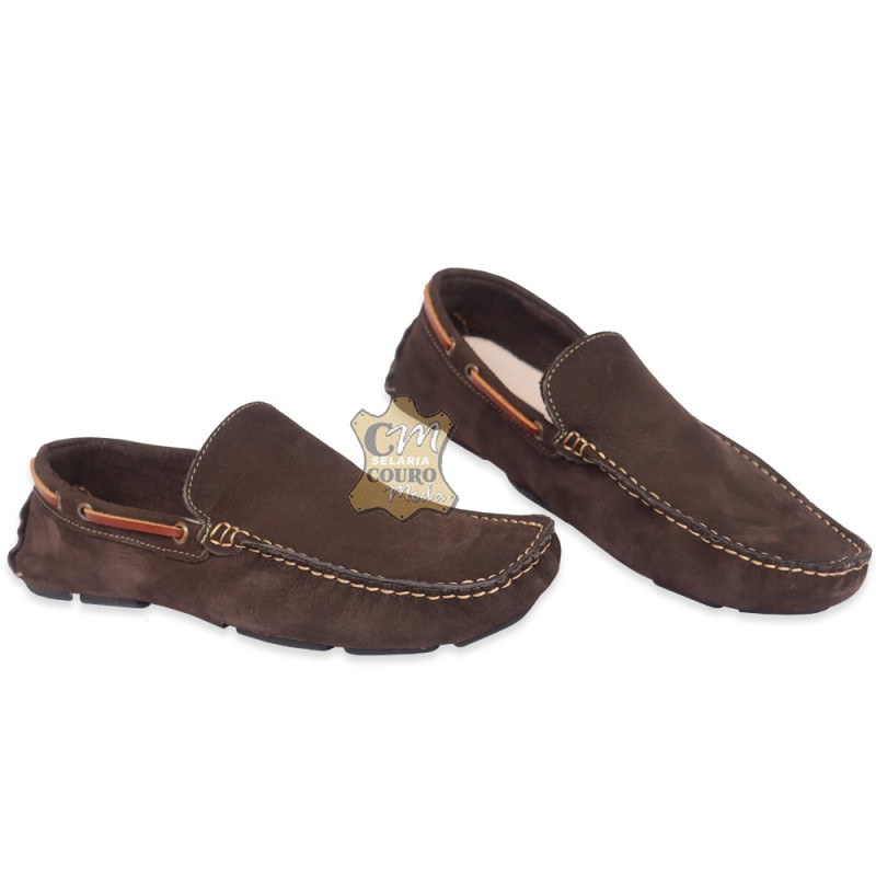 Mocassim hotsell de couro