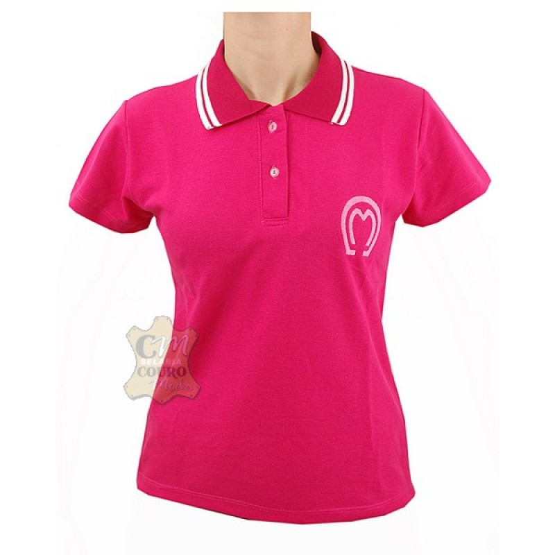 Camisa feminina polo sale