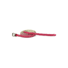 Cinto de couro Feminino Trançado Fino 2 Voltas 1,5 cm de Largura 