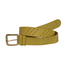 Cinto Feminino de couro Furadinho na diagonal 4 CM Largura