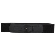 Cinto Feminino de Elástico Ponteira Couro 6 CM Largura