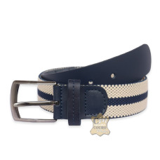 CINTO MASCULINO DE CADARÇO ELÁSTICO 4 CM LARGURA