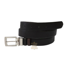 Cinto Social Masculino Dupla Face 3,5 cm Fivela Giratória 