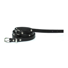 Cinto de couro Feminino 2 Voltas com Rebite 1,5 cm de Largura 