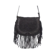 Bolsa Feminina de Couro com Franjinhas REF: 41P