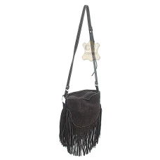 Bolsa Feminina de Couro Franjas Ref:05