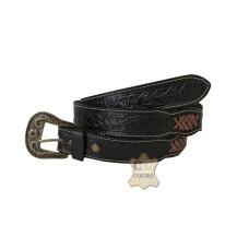 Cinto de Couro Country Artesanal 