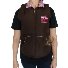 Colete Feminino Tão Delicada Feito Coice de Mula