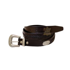 Cinto de Couro Country Chuleado 3,5 cm de Largura 